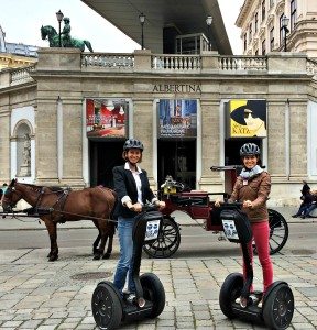 Things to do in Vienna April: Segway tour