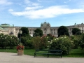 Vienna Pictures Palaces: Hofburg from Volksgarten