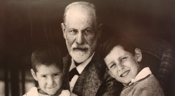 Sigmund Freud Museum: Freud and his two sons