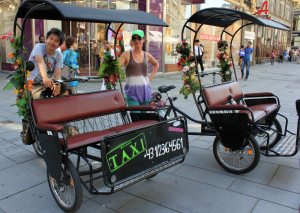 What to do in Vienna: Rickshaw taxi