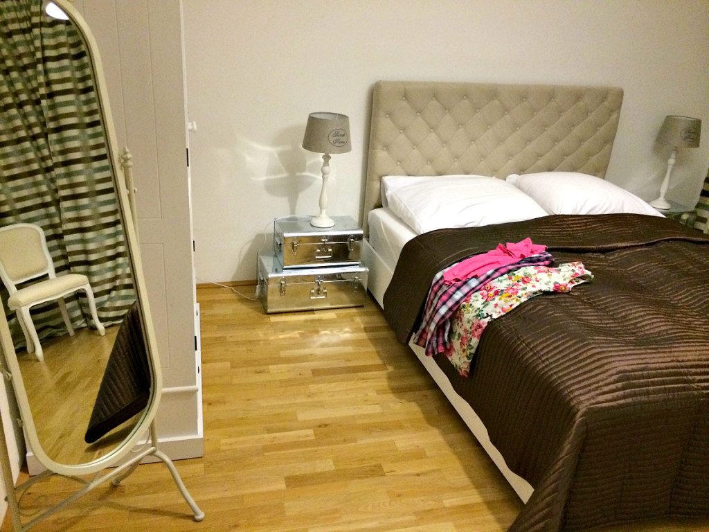 Vienna apartment review: master bedroom