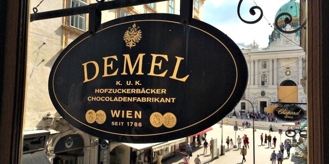 Demel Vienna sign