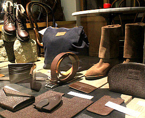 Shopping in Vienna Austria: luxury leather
