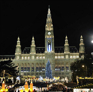 Wiener Weihnachtsmarkt: Rathaus