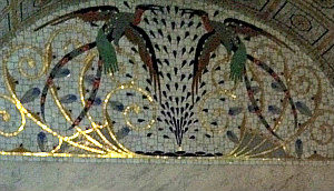 Otto Wagner Villa: Kolo Moser Mosaik