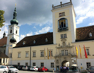 Cistercian abbey Heiligenkreuz: entrance gate