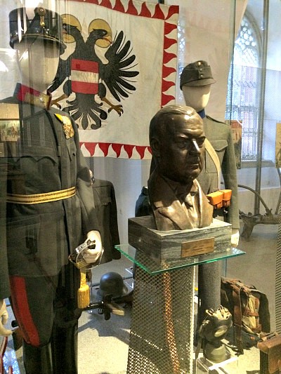 Engelbert Dollfuss Büste im Militärmuseum Wien