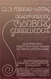 Schonberg Gurre Lieder poster