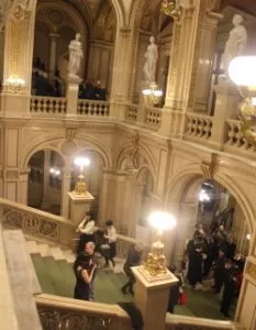 Vienna State Opera: stair case